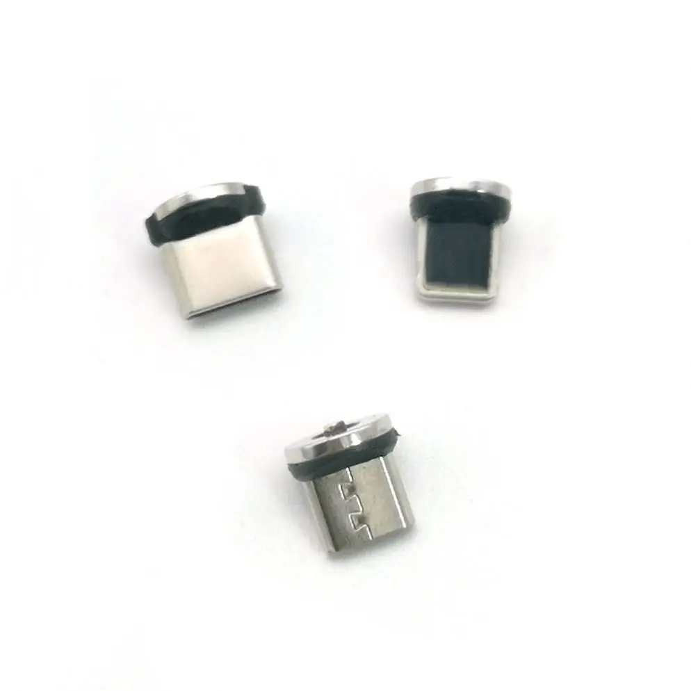 540 Degree Led Luminous Magnetic Data Transfer 3A Fast Charger Micro Usb Type-C I-Product 3 In 1 Cable