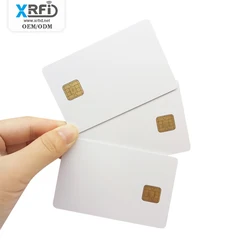 High Quality Standard Size RFID Contact IC Smart Blank Sle4442 Chip Card
