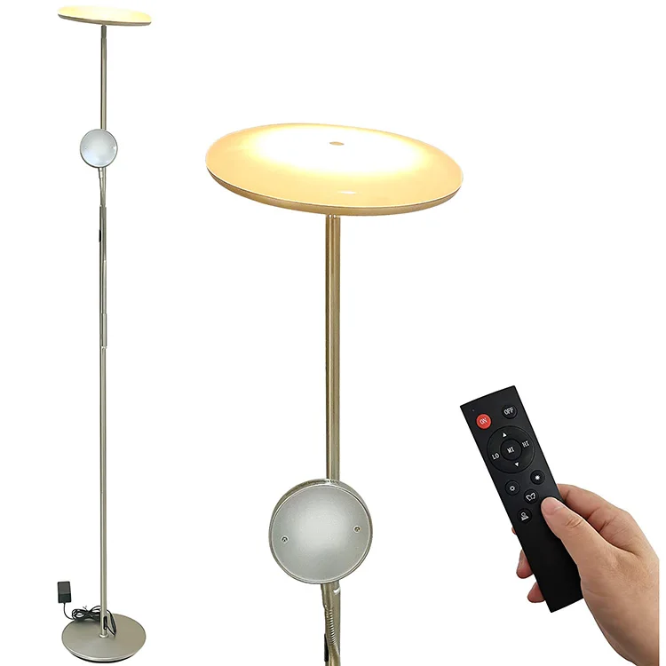 popular style Square Shade 36W Mother and Son LED modern standing lighting with living room corner floor lamp