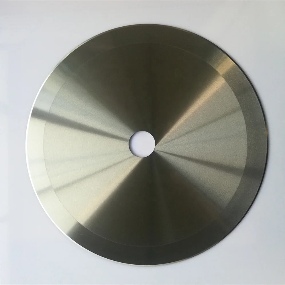 Custom High Efficiency Textile Industry Slitting Knives Tungsten Carbide Slitting Fabric Round Blade