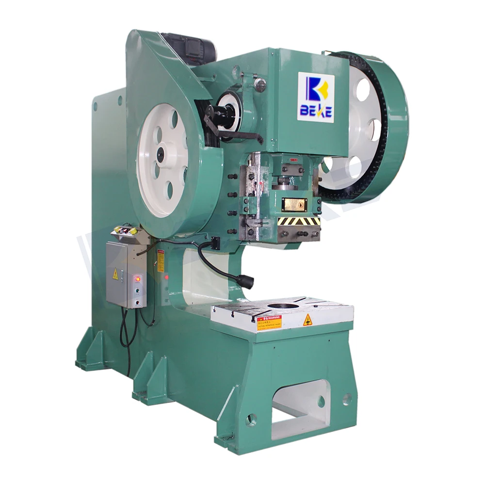 BEKE 80 Ton C Frame Single Crank Eccentric Mechanical Power Press Punch Machine For Metal Parts
