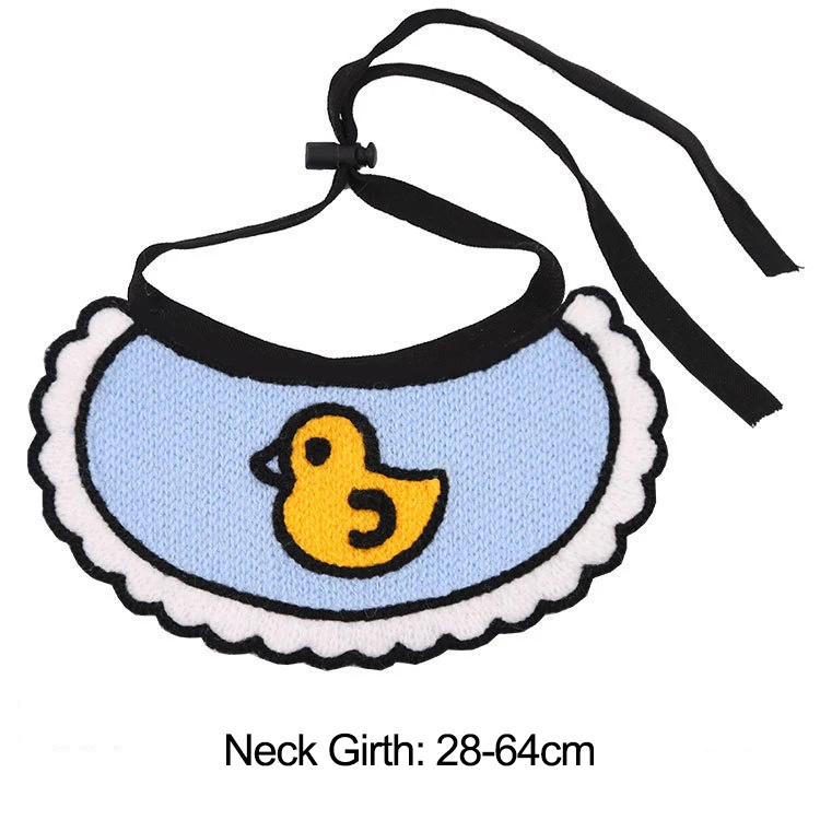 Cute Cat and Dog Pet Bandana in Garfield Shiba Inu Style Personalized Festival Accessory Bib in Wool and Cloth Triangle Shape