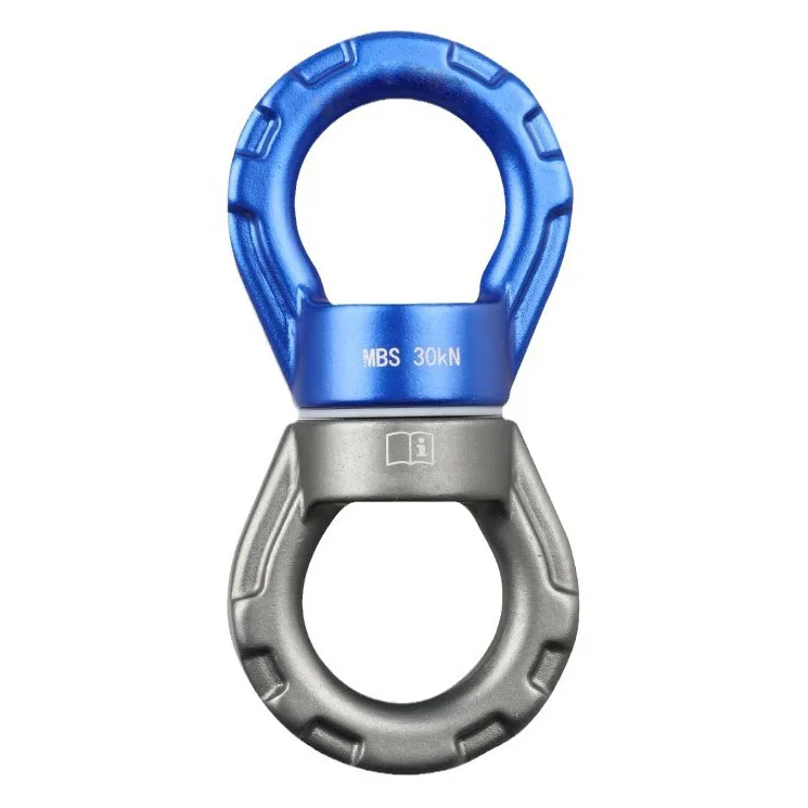 Mini Pulley Block 30KN Single Sheave Pulley Swivel Rotational Device Rope Swivel