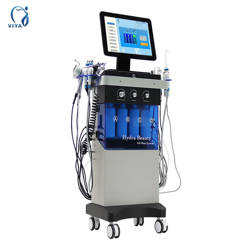 facial machine needle mesotherapy deep clean hydro machine  hydra peel microdermabrasion machine diamond