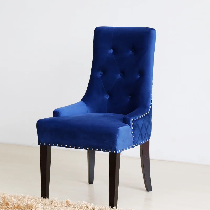 
Modern Custom armchair pink Living Room Chair Velvet Comfortable Dining Chair 