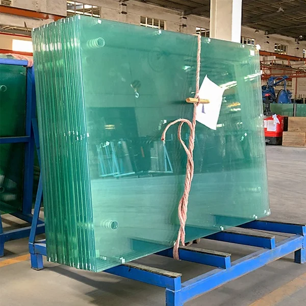 Wholesalepvb flat curved building tempered laminated glass for display racks curtain wall doors windows railing ceiling skylight