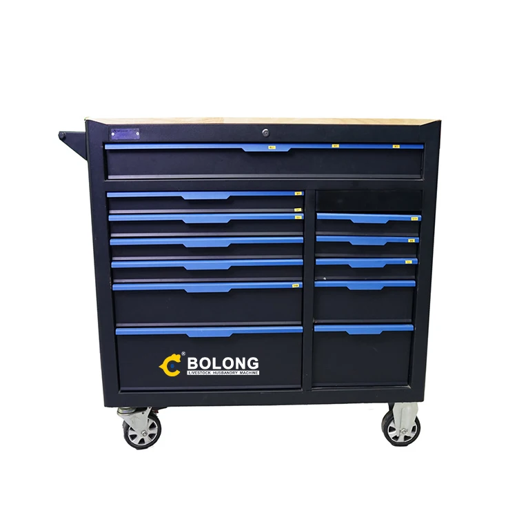 Customized Drawers Workshop Garage Tool Chest Roller Storage Metal Tool Cabinet