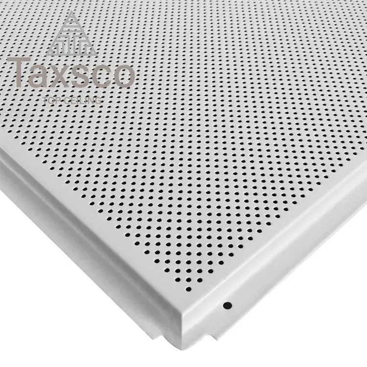 Metal Lay In Perforated Ceiling Tiles Metal Plain And Perforated 595*595 Aluminum Ceiling Manufacturers