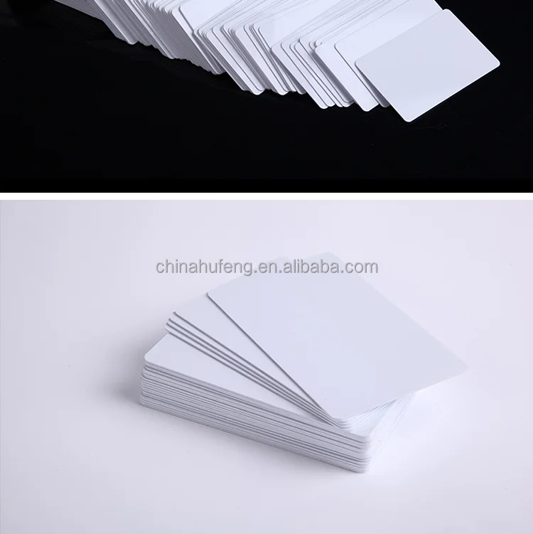 CR80 30 мил, пластиковый белый термопринтер без рисунка, ПВХ идентификационная карта с покрытием пленки для термопринтера ZEBRA EVOLIS FARGO