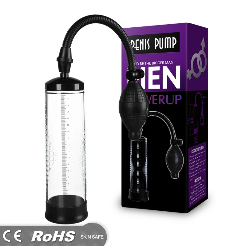 handsome up enlarger vacuum device penis pump pinch ball