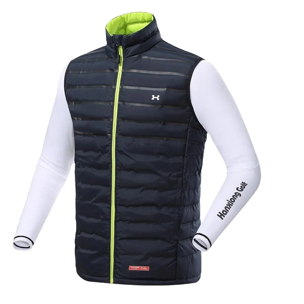 Оптовая продажа, легкая одежда для гольфа, водонепроницаемое Взрывобезопасное пальто на молнии, Мужская одежда, мужской жилет