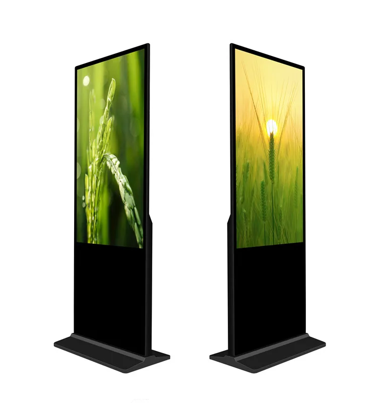 Floor Standing 43 49 55 65 Inch Indoor Android LCD Advertising Screen Digital Signage Display Video Media Retail Store