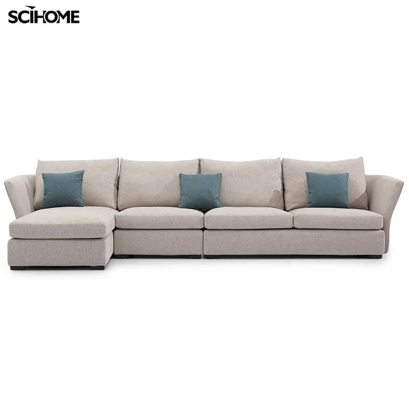 SCIHOME Contemporary Modular Sectional Furniture Custom Couch Living Room 3 Seat Sofa Set