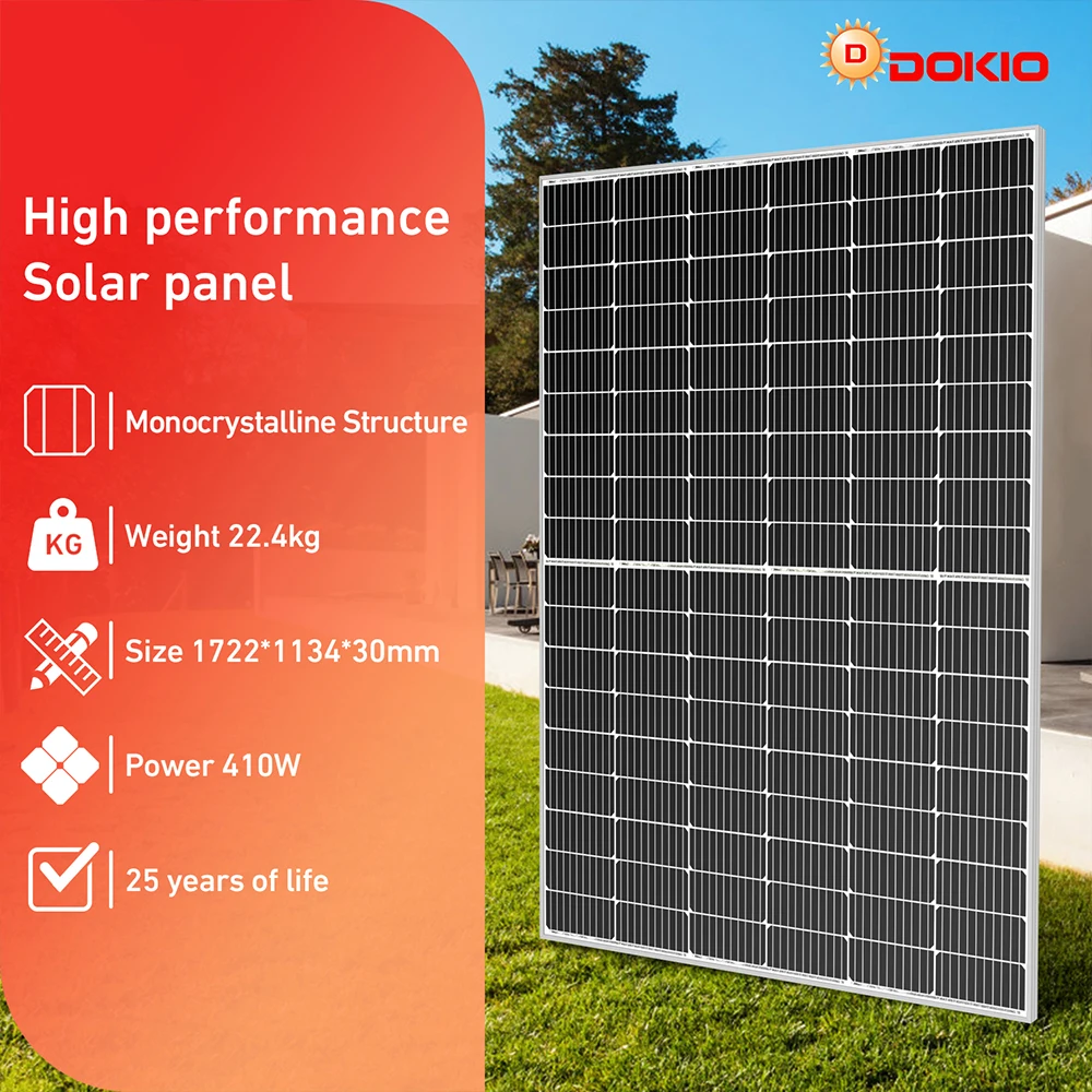 DOKIO  US EU Free Shipping 800W  balcony Solar Panels Power Kit with 800W Inverter solar system for home complete