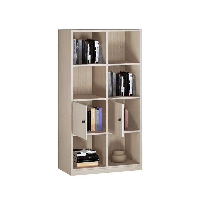 Living Room Furniture Floor Shaped Creative Modern Aluminum Bookshelf