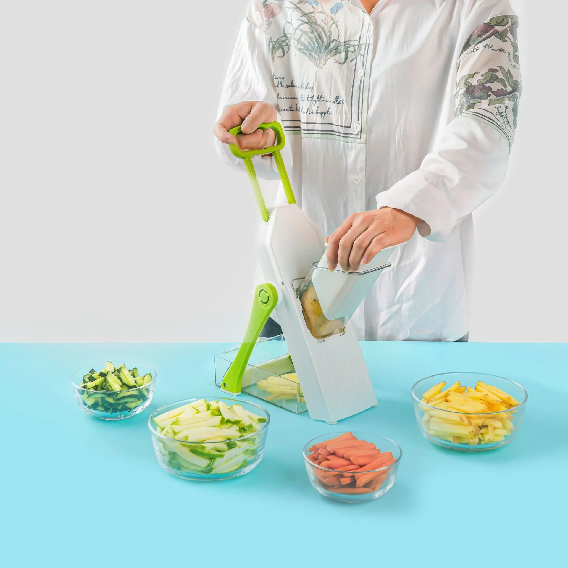 Multi-functional Vegetable Cutter for Household Kitchen Slice Shredded Potatoes Slicer Shredded Vegetables