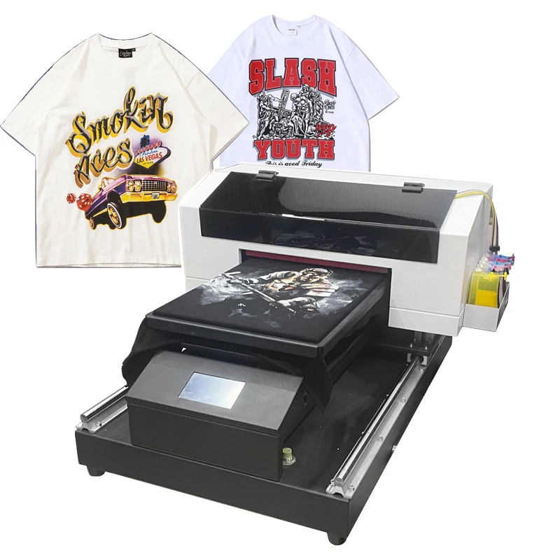 2022 A3 T-shirt Printing Machine Factory Wholesale Prices Clothes Textile Digital T-Shirt Printer Auto DTG Inkjet Printer
