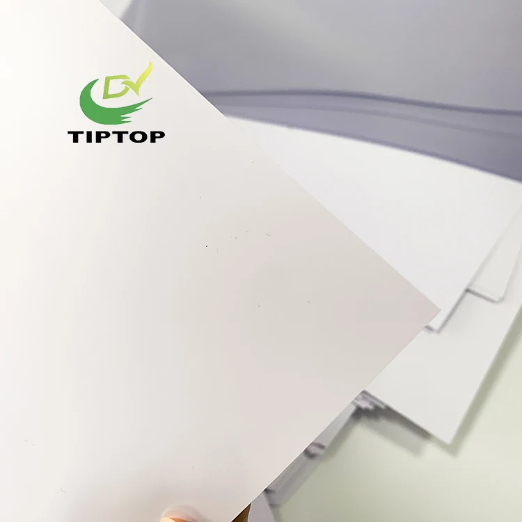 Tiptop A3 листы для изготовления листов из ПВХ 0 3 мм толщина пустая белая карта струйной печати ID IC карты