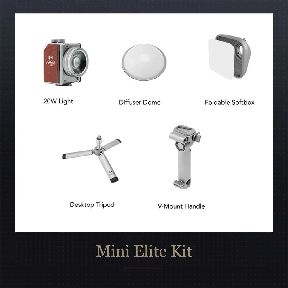 HOBOLITE Professional Video Studio Lights Portable Photography Lighting Equipment