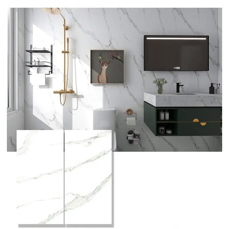 Backsplash Kitchen Tile Stickers Vinyl Flooring Peel And Stick Tiles For Floor Waterproof Self Adhesive Wall Tiles