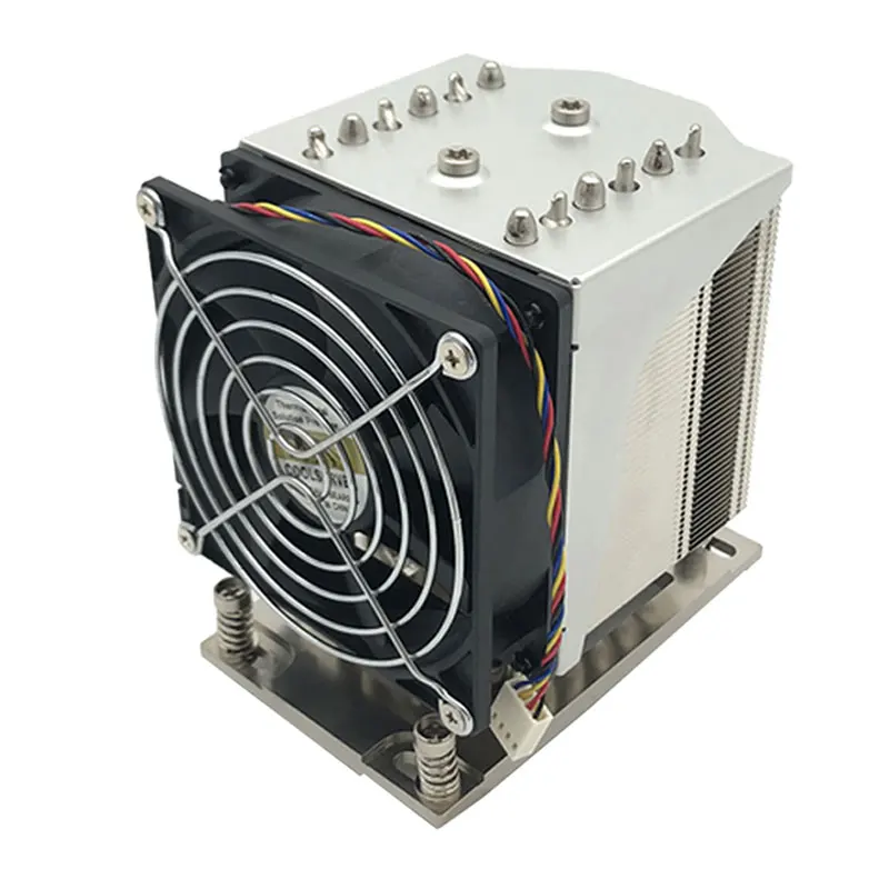 COOLSERVER P42 6 heatpipe CPU cooler Fan cooling 4pin Quiet fan PWM Radiator For AMD SP3 Motherboard Cpu Processor Fan heat sink