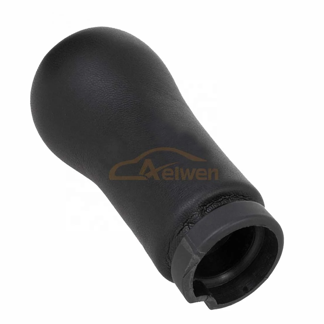 Автомобильная кожаная 5-ступенчатая ручка переключения передач с серебристым укупорочным покрытием для Ford