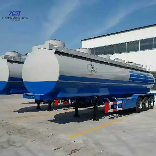Wosheng professional produce 3axles liquid and oil tank semi trailer fuel tanker trailer with cheaper price