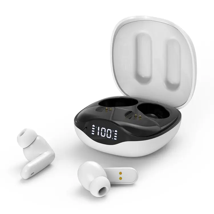Smart Noise Reduction Hearing Amplifier Aids Seniors With Bluetooth Hearing Loss Mini White Wireless Hear Aid