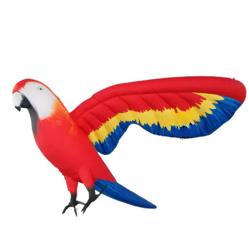 advertising air parade puppet balloon inflatable flying phoenix parrot bird