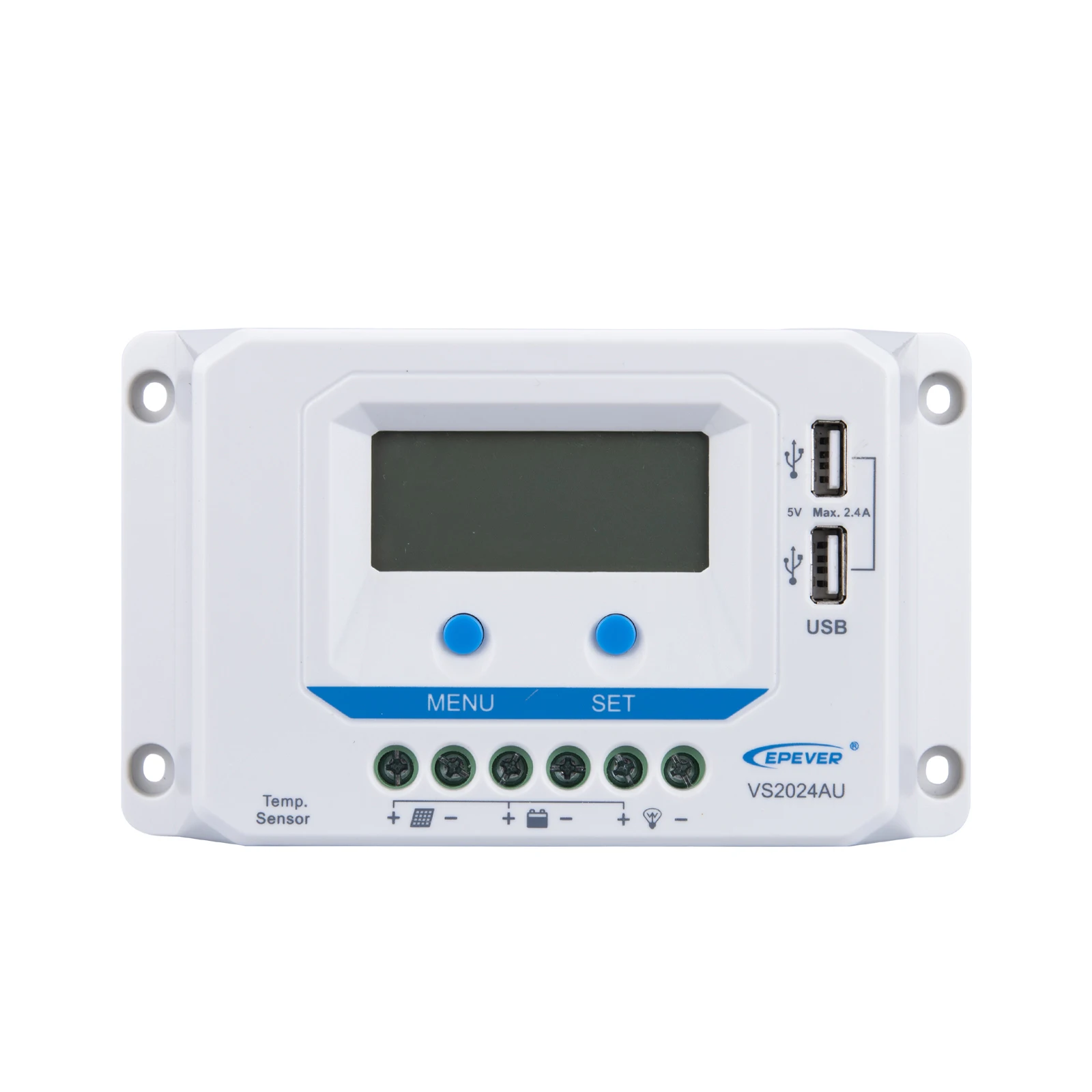 Двойной контроллер USB EPever 45A PV 50 В VS-AU PWM солнечного заряда