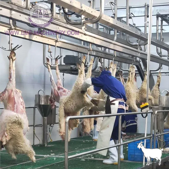 EME Turnkey Sheep Slaughter Machinery Carcass Processing Convey Rail For Sheep Abattoir
