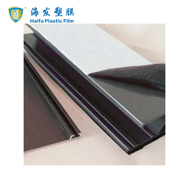 Black and White Polyethylene Tape 35mm black and white film For Aluminum Profile Surface