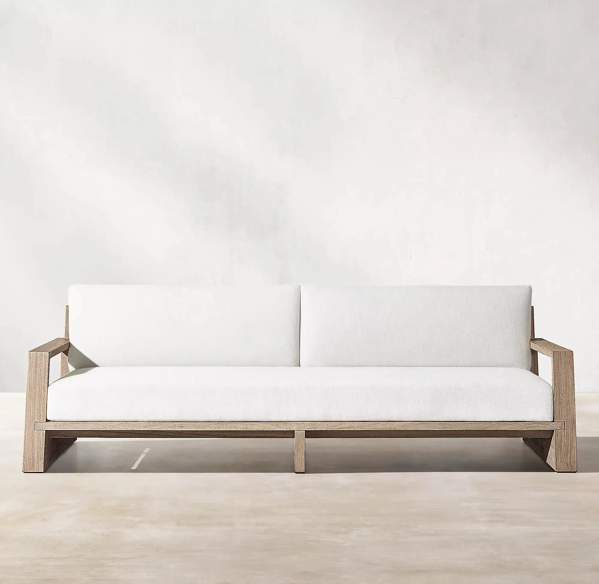 strong solid Teak outdoor garden furniture set Single Seat love seat patio porch sofa luxury couch