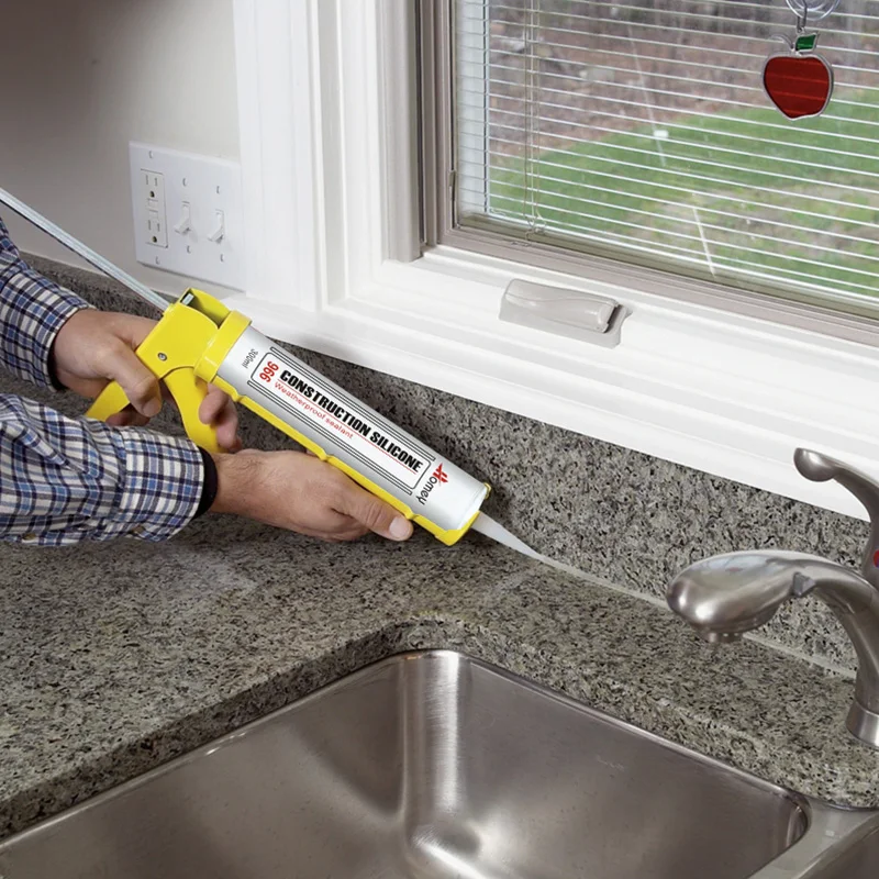 Homey Manufacturer White Color Odorless Strong Adhesive Wearther Sealant 20 years warranty Silicone Sealant