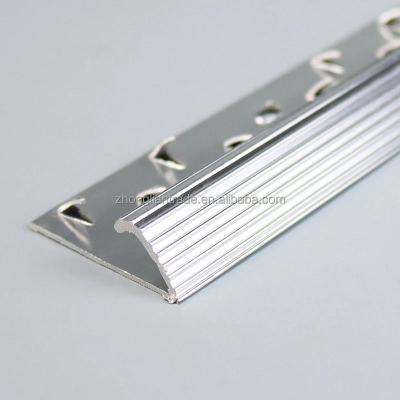 ZL Aluminium Strips for Underlayment Metal Edge Trim Carpet Edging Transition Tack Strip For Carpet Underlay