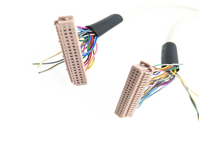 Factory OEM Wiring Harness HRS DF13 40 Pin Connector To 1mm Pitch 30Pin Lvds Housing Connector Cable for Automotive