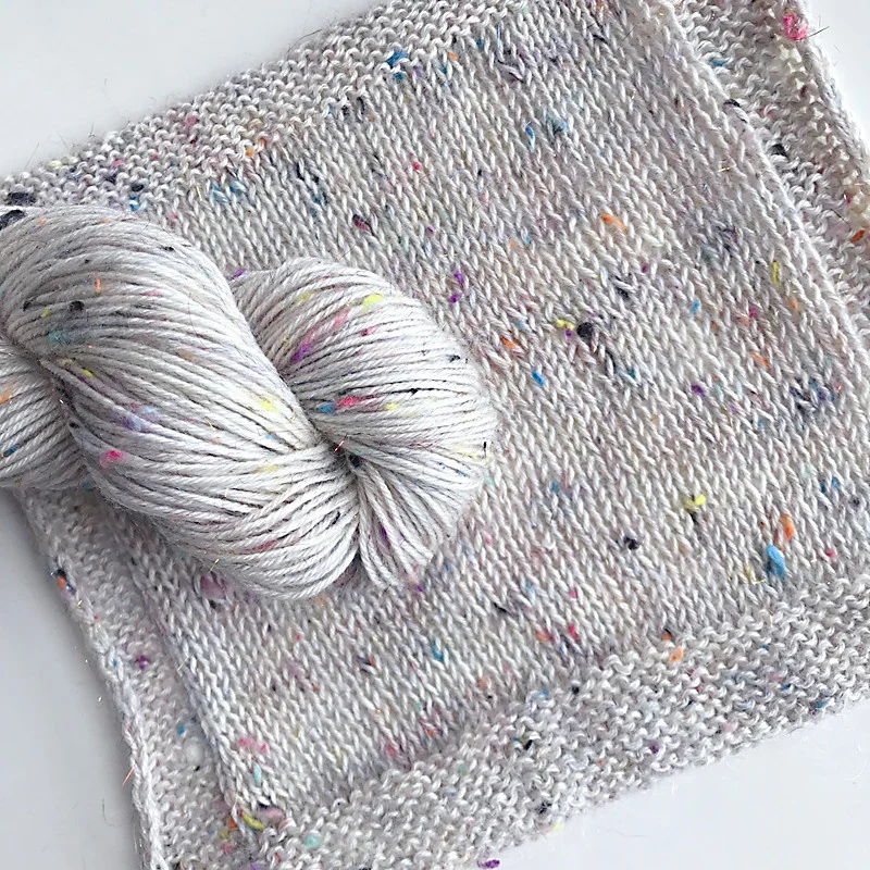 Free Shipping Lotus Yarns  Merino Nep Yarn With  Lurex Angelina 200m/50g Natural Color For Hand Knitting