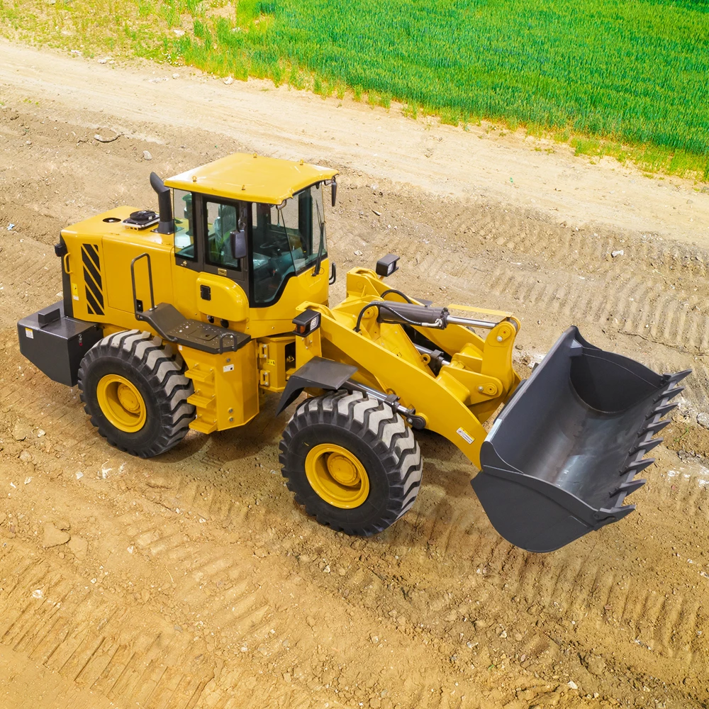 Топливные Дизельные мини-колесные погрузчики от 1 до 3 тонн 4WD компактные фронтальные для продажи