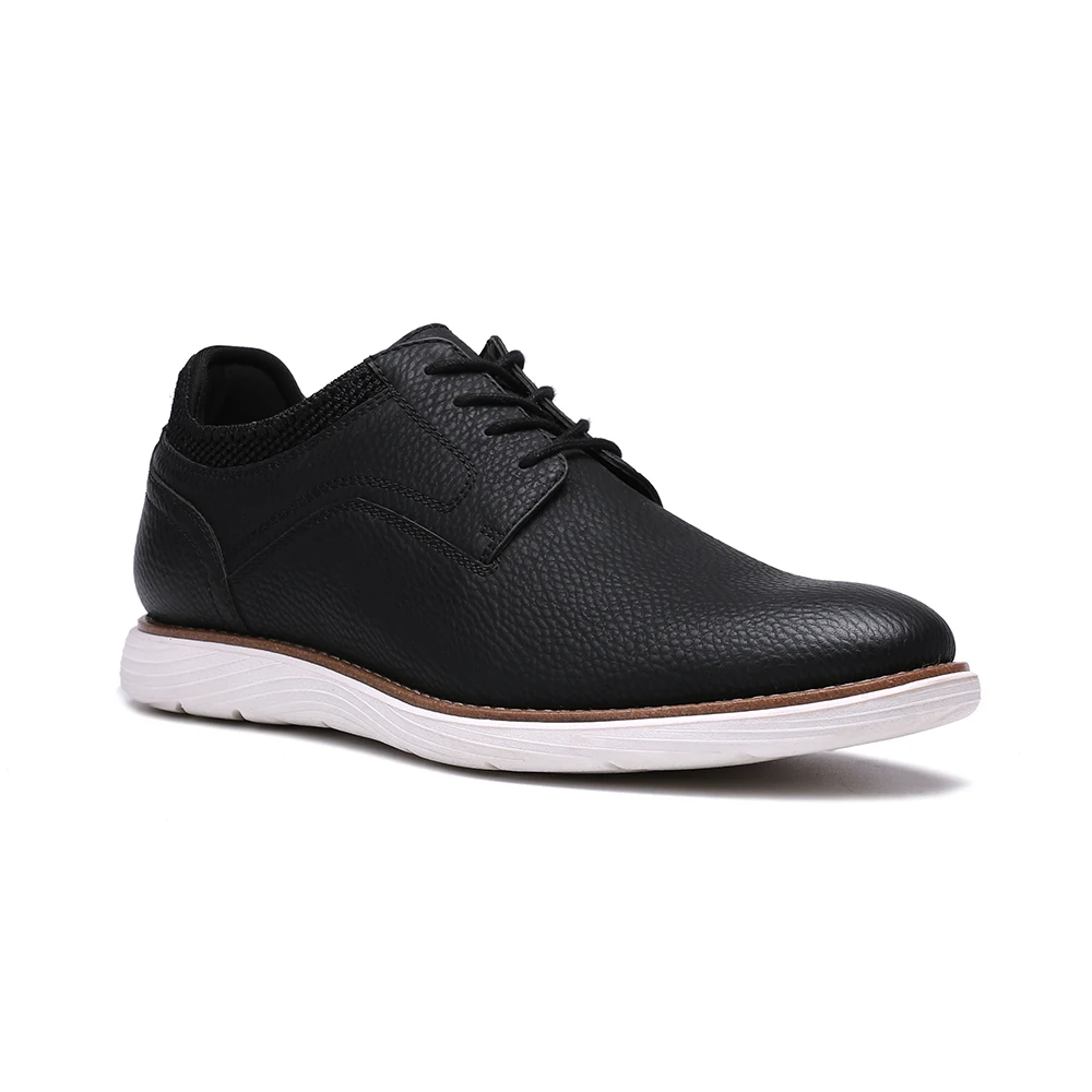 Original Custom Leather Derby Black Formal Shoes Manufacturers For Men