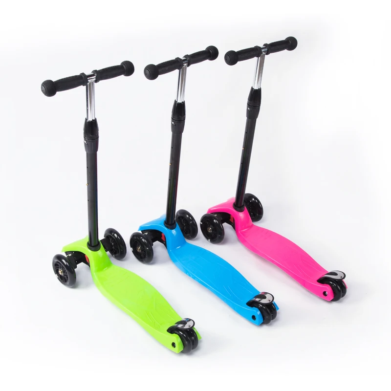 Hot Sale Scooter Factory Price Adjustable Height Light-Up 3 PU Wheels Kids Scooter For Girls Boys