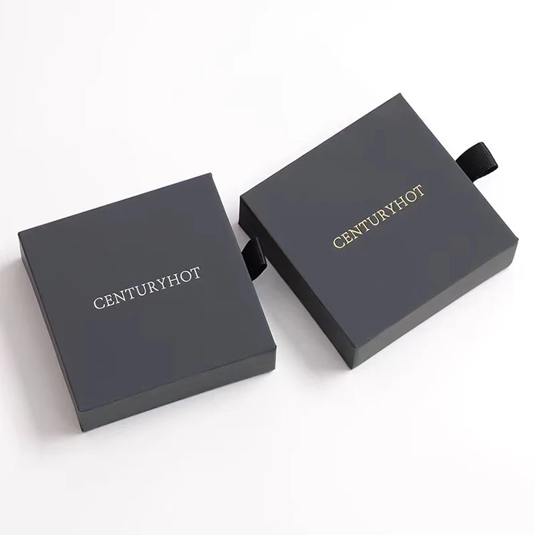 custom logo individual vintage necklace jewelry packaging box paper box for jewelry packing