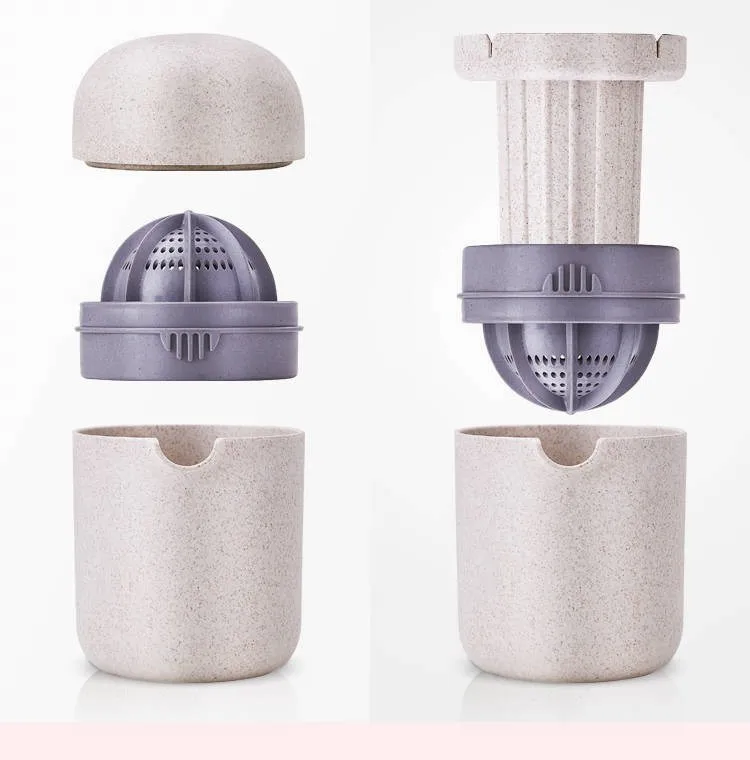 2021 New Manual Juicer Fruit Orange Juice Squeezer Household Orange Lemon Fried Juice Separation Squeezing Cup Mini Cup