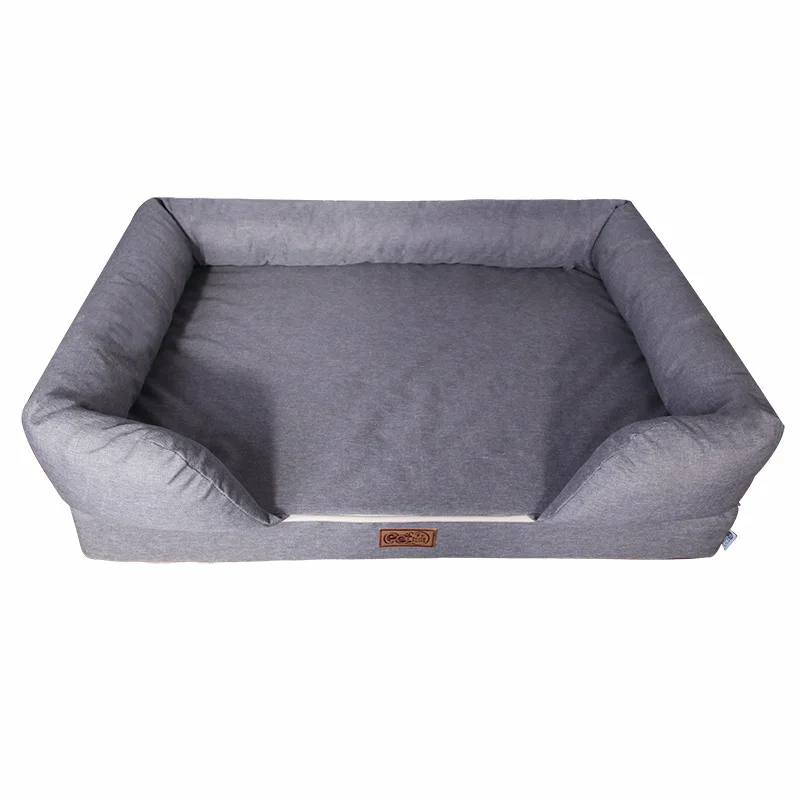Custom Luxury Foldable Washable Memory Foam Large  Dog Bed