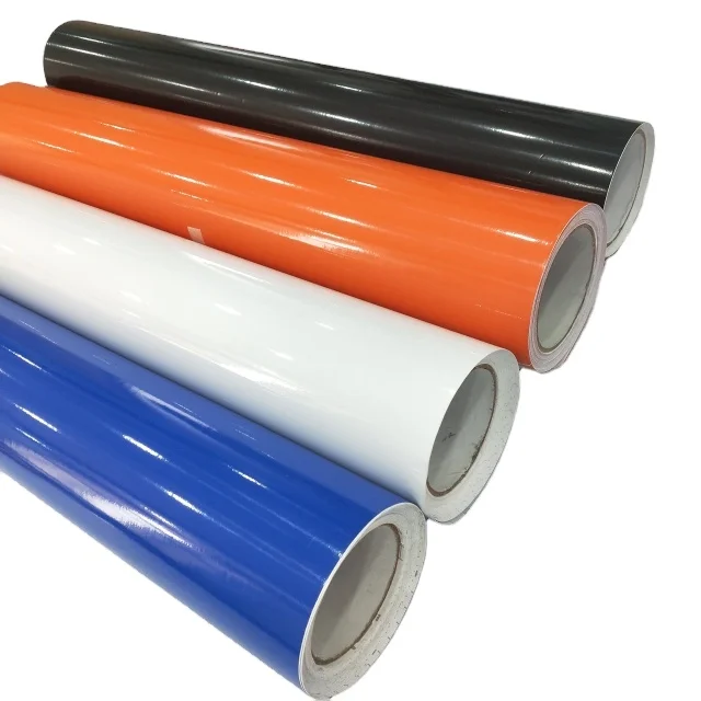 Anolly Glossy Matt Self Adhesive Vinyl Paper PVC Banner Film Advertising Color Cutter Rolls vinil