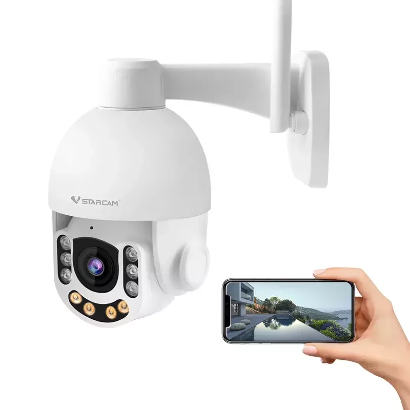 Vstarcam 5MP 5X optical zoom lens wifi camera outdoordrawing alert alarm CS65Q-X5 infrared night vision ip security cameras