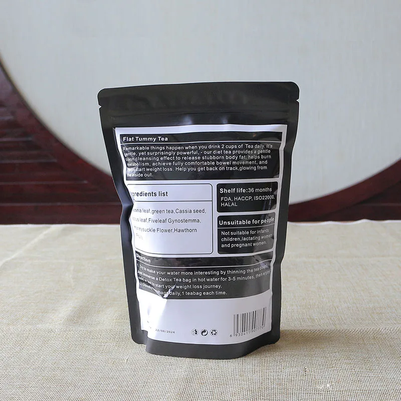 New Arrival Detox Tea Custom Logo Weight Loss Tea Best Private Label 28 Day Detox Flat Tummy Keep Fit Cleanse Slim Green Tea