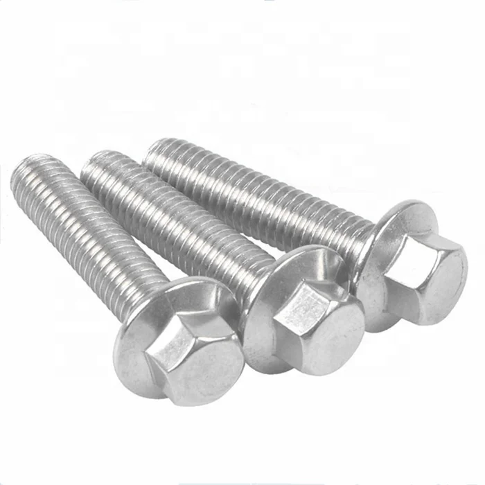 Ready to ship DIN 6921 SS316 M5 to M20 Hex flange bolt
