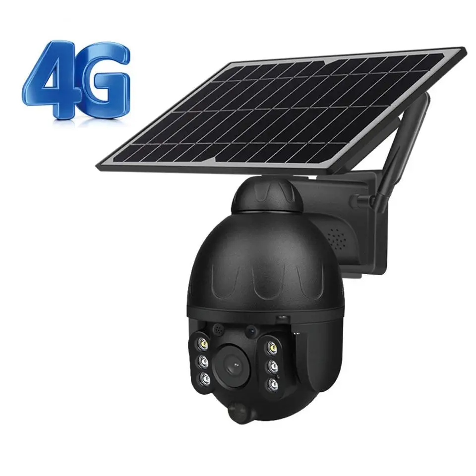 Full HD 1080P 2.0mp Открытый Wi-Fi камера на солнечной энергии беспроводная IP безопасности с аккумуляторной