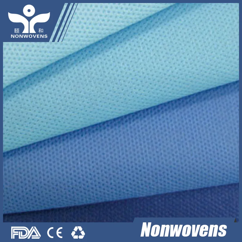 25-100gsm Disposable Breathable Non-woven Raw Material Fabric Bed Sheet Shoe Cover