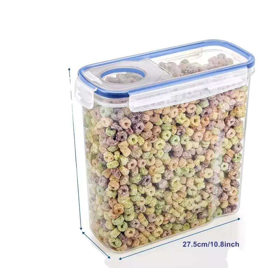 Cereal Storage Containers Airtight Food Storage Containers 4L(135oz) - Large Kitchen Storage Keeper - Easy Pouring Lid